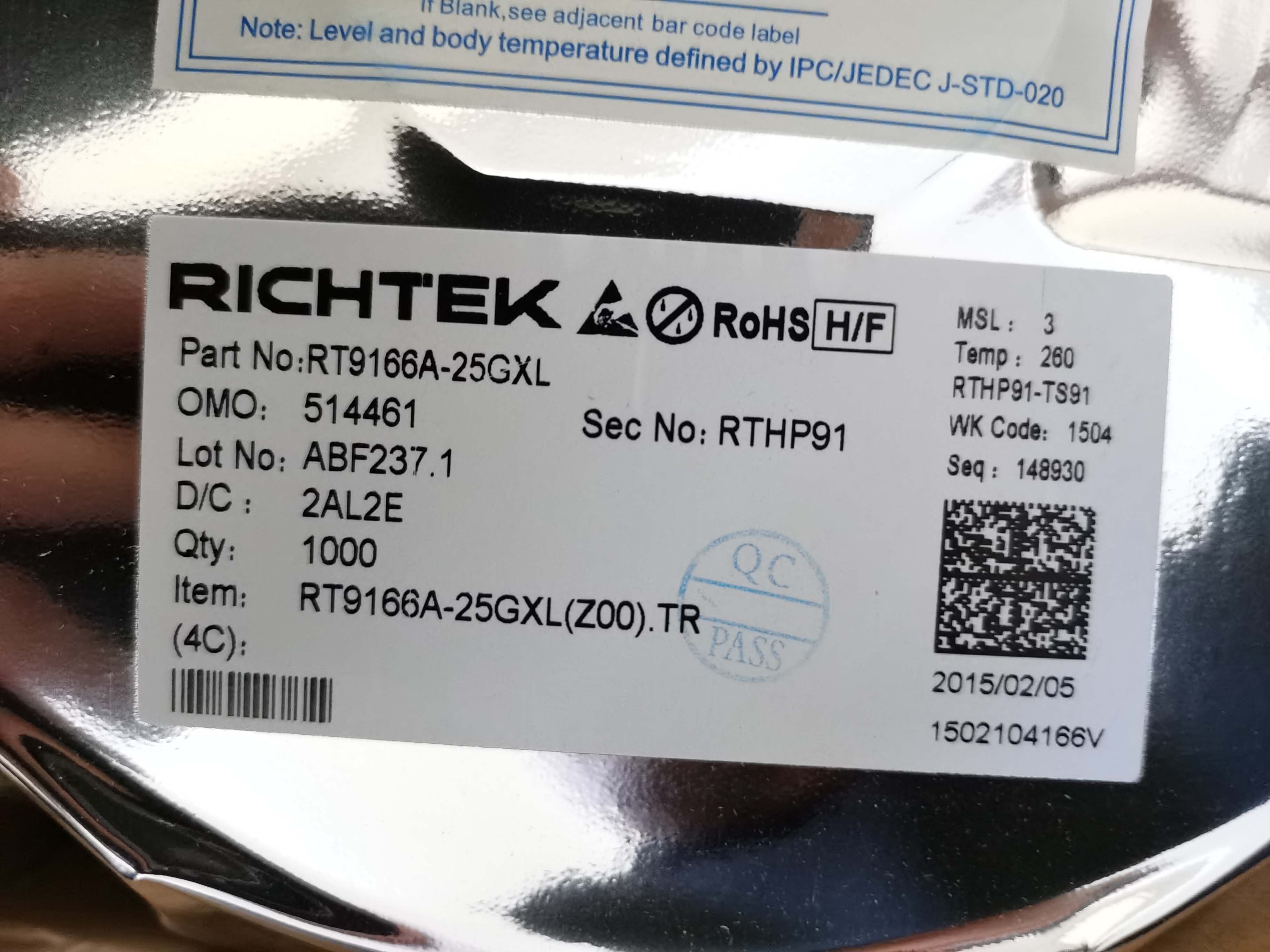 RT9166A-25GXL
