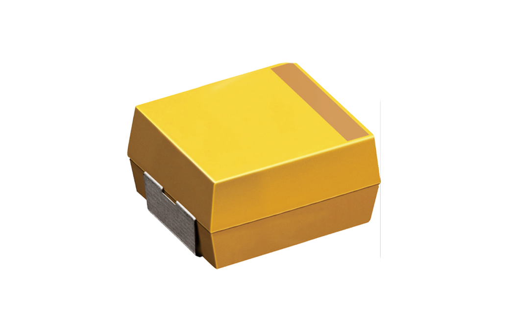 Chip conductive polymer solid tantalum capacitor